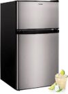 Upstreman Mini Fridge B08DHLF384 3.2 Cu.Ft With Freezer