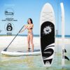 SereneLife Inflatable Paddle Board SLSUPB10 Stand Up