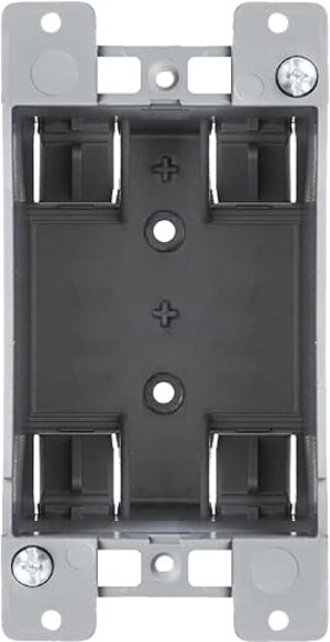 Newhouse Hardware 1-Gang PVC Old Work Electrical Outlet Box