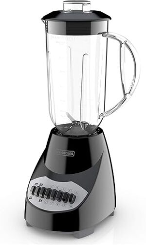 BLACK+DECKER 10-Speed Countertop Blender, 6-Cup Jar