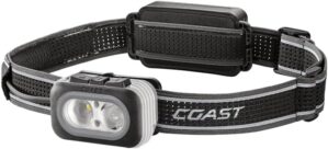 Coast 1000 Lumen Rechargeable Tri-Color LED Headlamp