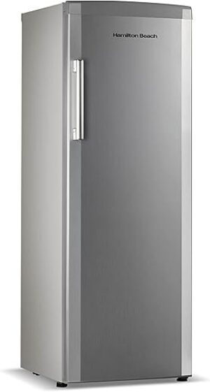 Hamilton Beach 11 cu ft Upright Stainless Steel Freezer