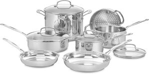 Cuisinart 11-Piece Chef's Classic Stainless Steel Cookware