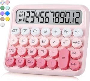 VEWINGL 12-Digit Mechanical Switch Calculator