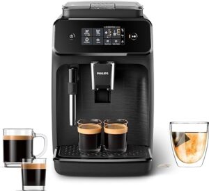 PHILIPS 1200 Series Automatic Espresso Machine with Milk Frother