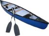 Paddle Voyage 15.94ft Family Fishing Canoe Kayak, Blue