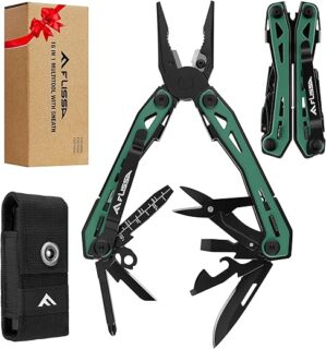 FLISSA 16-in-1 Stainless Steel Multi-Tool with Pliers