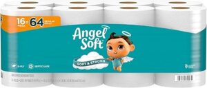 Angel Soft 16 Mega Rolls Toilet Paper