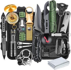 19-in-1 Emergency Survival Gear Kit