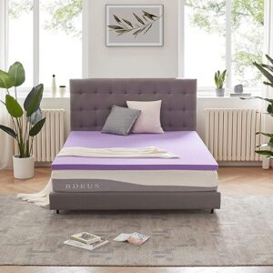 SINWEEK 2 Inch Gel Memory Foam Mattress Topper, Twin