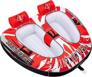 ZOOMBROS 2-Person Towable Inflatable Boat Tube