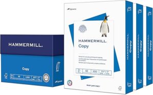 Hammermill 20 Lb Copy Paper, 3 Ream Pack