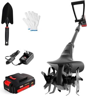 MZK 20V Cordless Garden Cultivator with Battery