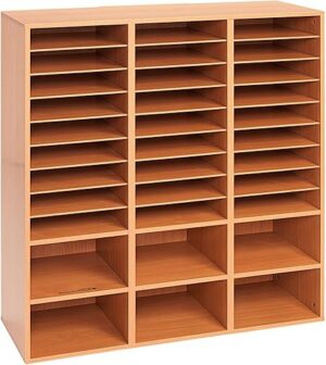 Really Good Stuff 27-Slot Mail Center with Cubbies