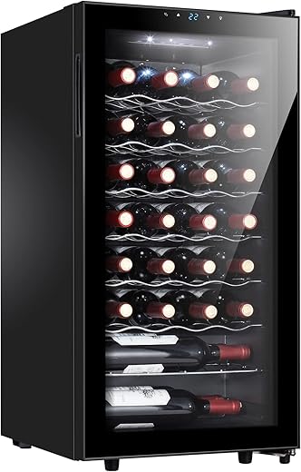 STAIGIS 28 Bottle Compressor Wine Cooler with Digital Control
