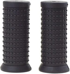 GANPUB 2Pcs Black Soft Rubber Bike Grips