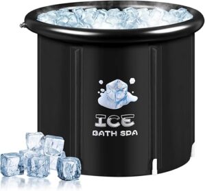 Alupssuc 320L Portable Ice Bath Tub with Lid