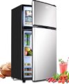 KRIB BLING 3.5Cu.Ft Compact Mini Fridge with Freezer