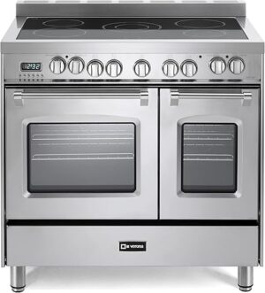 Verona 36" Electric Double Oven Range, 5 Burners