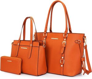 Montana West 3PCS Purses Tote Purse Wallet Set