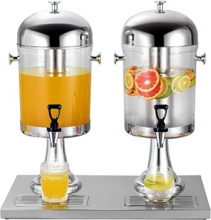 OIHYA 4 Gal Beverage Dispenser with Ice Container