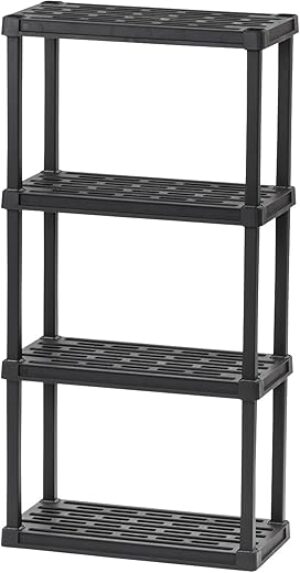 IRIS 4-Tier Heavy Duty Shelving Unit, 48