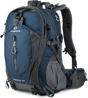 FENGDONG 40L Waterproof Lightweight Hiking Backpack