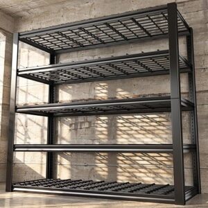 REIBII 48”W Heavy Duty 5-Tier Garage Shelving