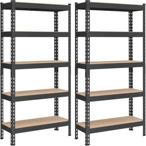 SONGMICS 5-Tier Adjustable Garage Storage Shelves