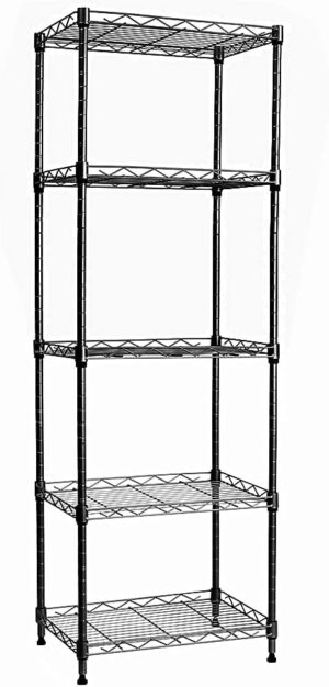 REGILLER 5-Tier Adjustable Metal Storage Rack
