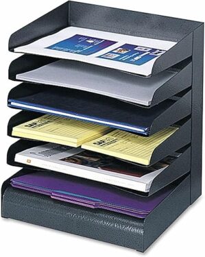 Safco 6-Tier Desk Organizer with Shelves