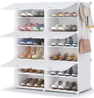 HOMIDEC 6 Tier Shoe Storage Cabinet Organizer