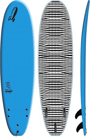 Rock It 7′ Midsized Soft Top Surfboard for Beginners