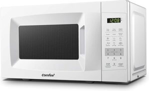 COMFEE' 700W Countertop Microwave, Sound On/Off, ECO Mode