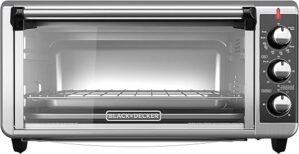 BLACK+DECKER 8-Slice Extra Wide Convection Toaster Oven