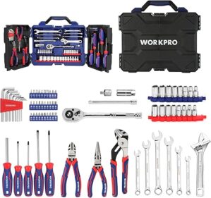 WORKPRO 87 Piece Household Hand Tool Kit