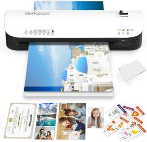 Beixtopopo 9 Inch Thermal Laminator with Sheets