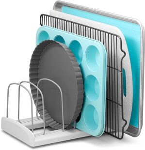 YouCopia Adjustable Bakeware Rack and Organizer