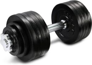 Yes4All Adjustable Dumbbell Set with Weight Plates