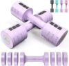 Sportneer Adjustable Dumbbells Hand Weights Set, 6-In-1