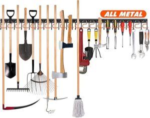 TVKB Adjustable Metal Garden Tool Wall Organizer