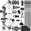 Lanneret Adjustable Right Hand Compound Bow Set