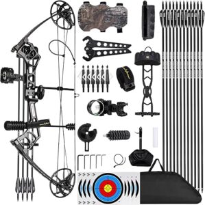 Lanneret Adjustable Right Hand Compound Bow Set