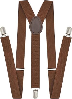 trilece Adjustable Y Back Tuxedo Dress Suspenders