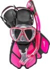 Cressi Adult Snorkel Set with Mask, Fins