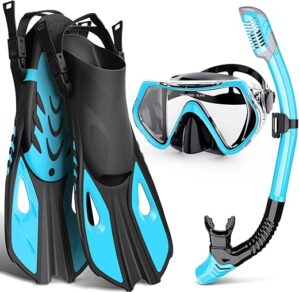 WONDSY Adult Snorkeling Set with Panoramic Mask