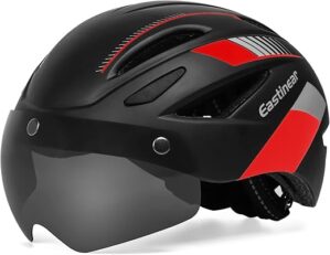 EASTINEAR Adults Bike Helmet with Magnetic Goggle