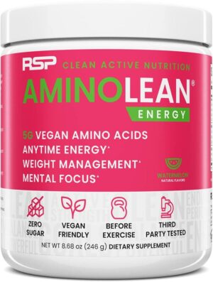 RSP NUTRITION AminoLean Pre Workout Powder