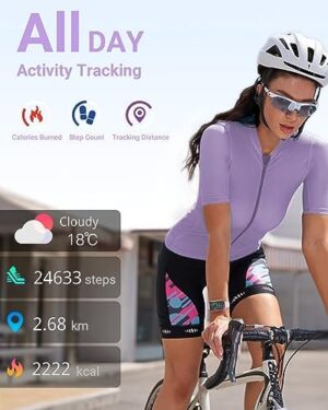 Amzhero 24/7 Health Fitness Tracker with Heart Rate