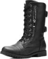 DREAM PAIRS Ankle Winter Lace Up Combat Booties